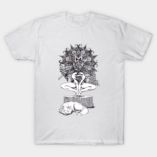 wild woman mandala T-Shirt